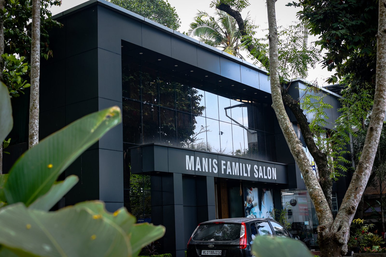 Professional hair styling at Manis Family Salon